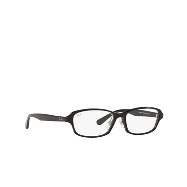 Lunettes de vue Ray-Ban RX5385D 2000 black - Vue trois quarts