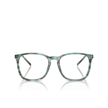 Ray-Ban RX5387 Eyeglasses 8362 striped green - front view