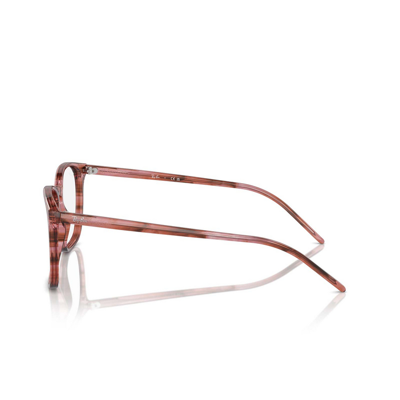 Gafas graduadas Ray-Ban RX5387 8363 striped pink - 3/4