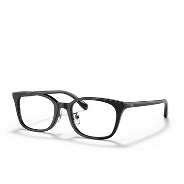 Ray-Ban RX5407D Eyeglasses 2000 black - three-quarters view