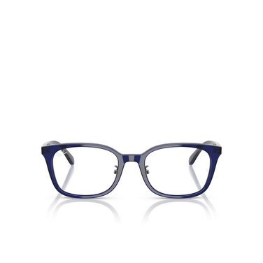 Lunettes de vue Ray-Ban RX5407D 5986 transparent dark blue - Vue de face