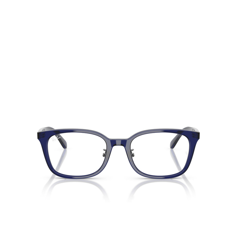 Ray-Ban RX5407D Eyeglasses 5986 transparent dark blue - 1/4