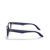 Ray-Ban RX5408D Eyeglasses 5986 transparent dark blue - product thumbnail 3/4