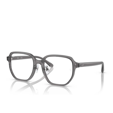 Ray-Ban RX5424D Eyeglasses 8268 transparent grey - three-quarters view