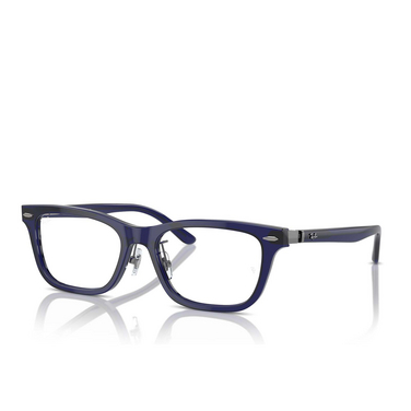 Ray-Ban RX5426D Eyeglasses 8288 transparent blue - three-quarters view