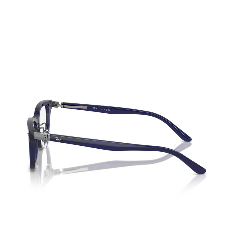 Gafas graduadas Ray-Ban RX5426D 8288 transparent blue - 3/4