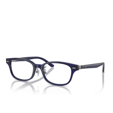 Ray-Ban RX5427D Eyeglasses 8288 transparent blue - three-quarters view