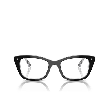 Gafas graduadas Ray-Ban RX5433 2034 black on transparent - Vista delantera