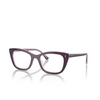 Occhiali da vista Ray-Ban RX5433 8364 violet on transparent pink - anteprima prodotto 2/4