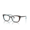 Occhiali da vista Ray-Ban RX5433 8366 brown on transparent blue - anteprima prodotto 2/4