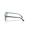 Occhiali da vista Ray-Ban RX5433 8366 brown on transparent blue - anteprima prodotto 3/4