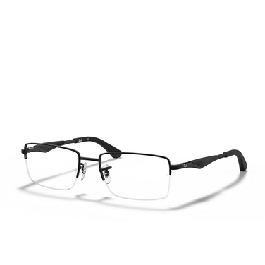 Ray-Ban RX6285 Eyeglasses 2503 black - three-quarters view