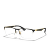 Gafas graduadas Ray-Ban RX6335 2890 black on gold - Miniatura del producto 2/4