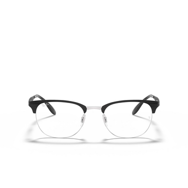 Ray-Ban RX6346 Eyeglasses 2861 black on silver - front view