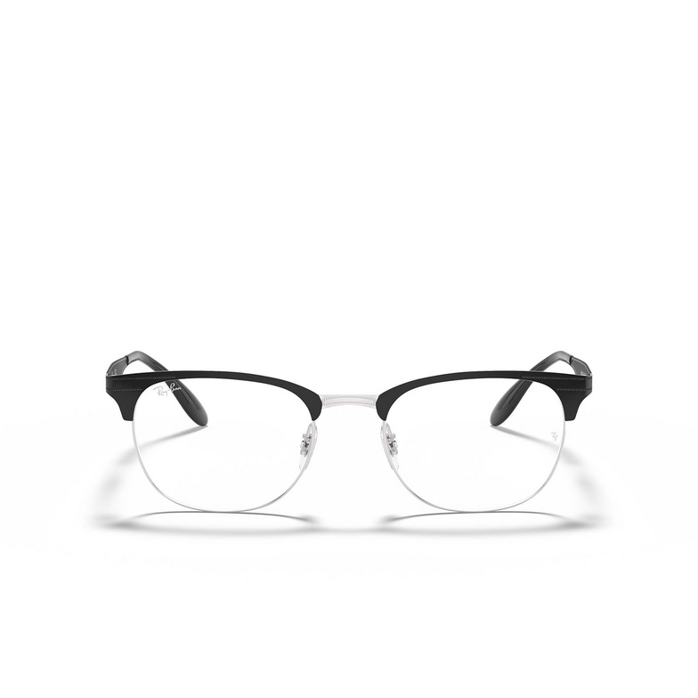 Gafas graduadas Ray-Ban RX6346 2861 black on silver - 1/4