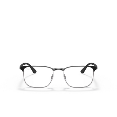 Ray-Ban RX6363 Eyeglasses 2861 black on silver - front view