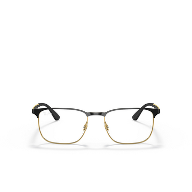 Ray-Ban RX6363 Eyeglasses 2890 black on gold - front view