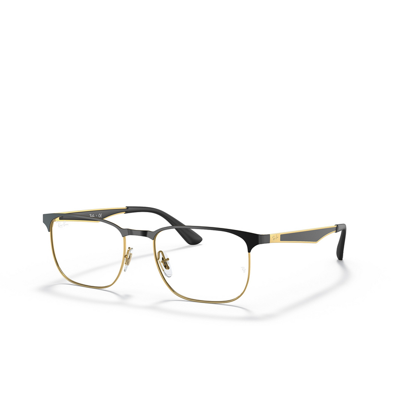 Ray-Ban RX6363 Eyeglasses 2890 black on gold - 2/4