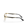 Gafas graduadas Ray-Ban RX6363 2890 black on gold - Miniatura del producto 3/4