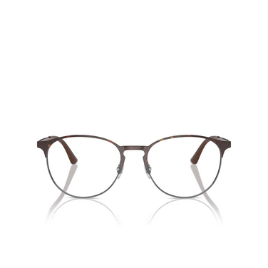 Gafas graduadas Ray-Ban RX6375 3172 havana on gunmetal - Vista delantera