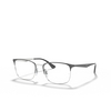 Gafas graduadas Ray-Ban RX6421 3004 grey on silver - Miniatura del producto 2/4