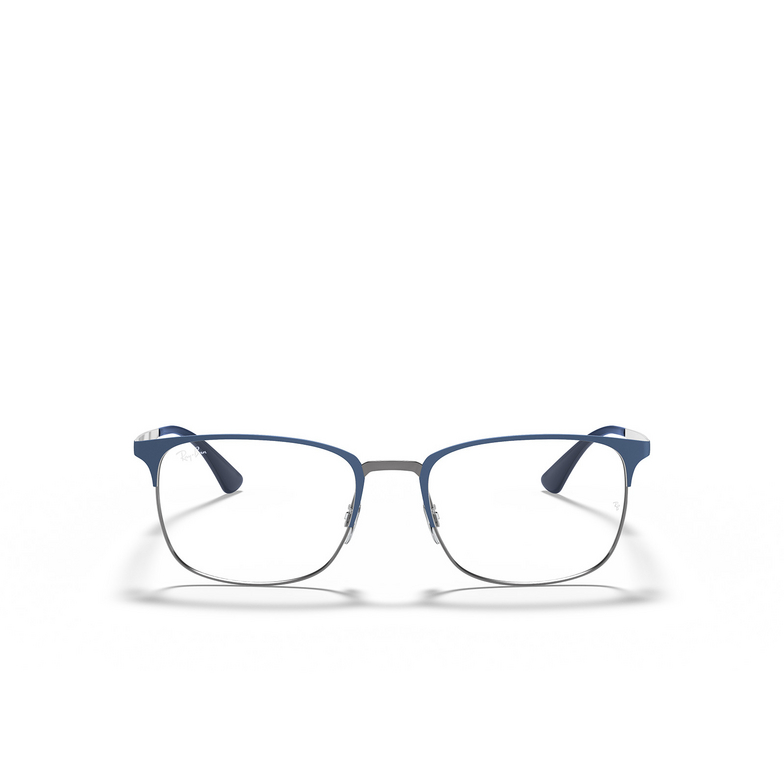 Ray-Ban RX6421 Eyeglasses 3041 blue on gunmetal - 1/4