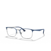 Ray-Ban RX6421 Eyeglasses 3041 blue on gunmetal - product thumbnail 2/4