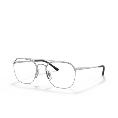 Ray-Ban RX6444 Korrektionsbrillen 2501 silver - Dreiviertelansicht