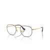 Ray-Ban RX6448 Eyeglasses 3175 black on gold - product thumbnail 2/4