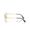Ray-Ban RX6448 Eyeglasses 3175 black on gold - product thumbnail 3/4