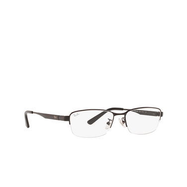 Ray-Ban RX6453D Korrektionsbrillen 2503 black - Dreiviertelansicht