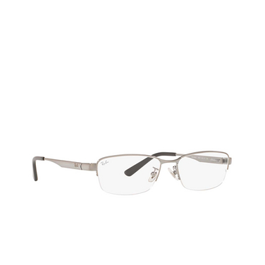 Ray-Ban RX6453D Korrektionsbrillen 2553 gunmetal - Dreiviertelansicht