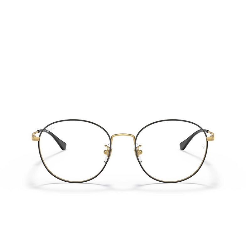 Lunettes de vue Ray-Ban RX6475D 2991 black on gold - 1/4