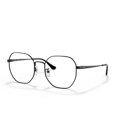 Ray-Ban RX6482D Eyeglasses 2509 black - three-quarters view