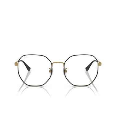 Ray-Ban RX6482D Eyeglasses 2991 black on gold - front view