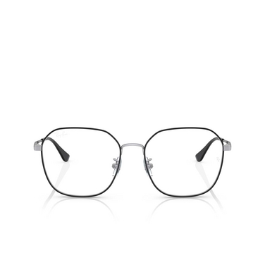 Ray-Ban RX6490D Eyeglasses 2983 black on silver - front view