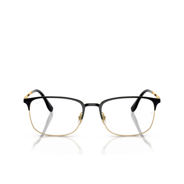 Ray-Ban RX6494 Eyeglasses 2991 black on gold - front view