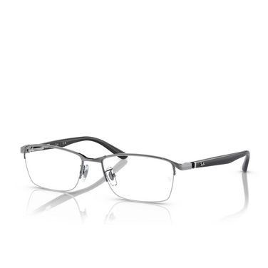 Lunettes de vue Ray-Ban RX6501D 2502 gunmetal - Vue trois quarts