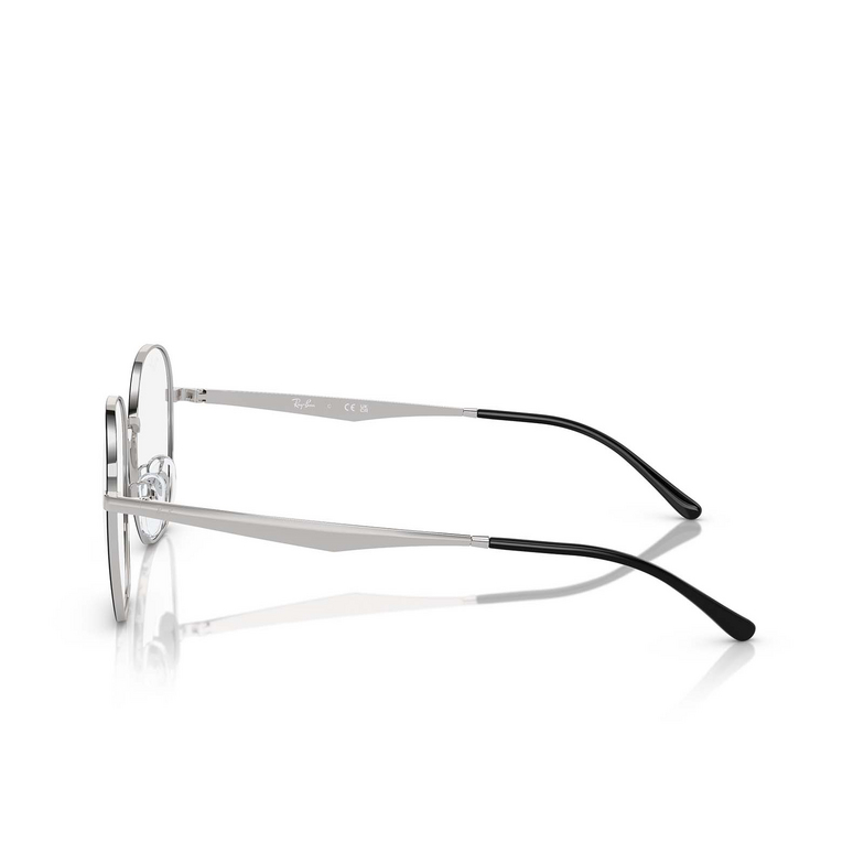 Lunettes de vue Ray-Ban RX6515D 2983 black on silver - 3/4