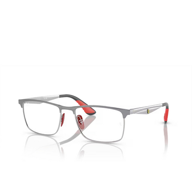 Ray-Ban RX6516M Korrektionsbrillen F089 gunmetal on silver - Dreiviertelansicht