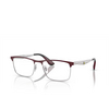 Lunettes de vue Ray-Ban RX6516M F090 dark red on silver - Vignette du produit 2/4