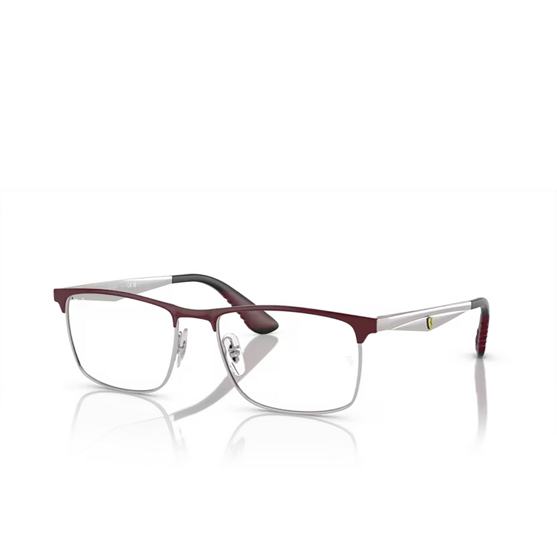 Lunettes de vue Ray-Ban RX6516M F090 dark red on silver - 2/4