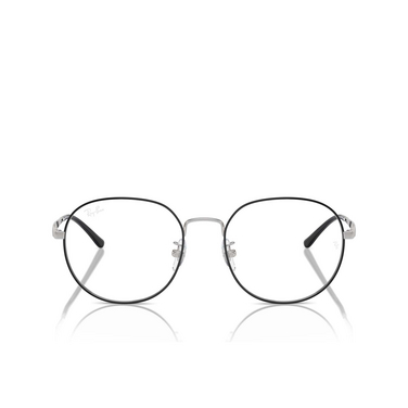 Ray-Ban RX6517D Eyeglasses 2983 black on silver - front view