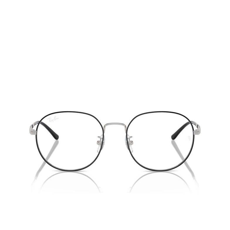 Gafas graduadas Ray-Ban RX6517D 2983 black on silver - 1/4