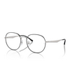 Gafas graduadas Ray-Ban RX6517D 2983 black on silver - Miniatura del producto 2/4