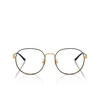 Ray-Ban RX6517D Korrektionsbrillen 2991 black on gold - Produkt-Miniaturansicht 1/4