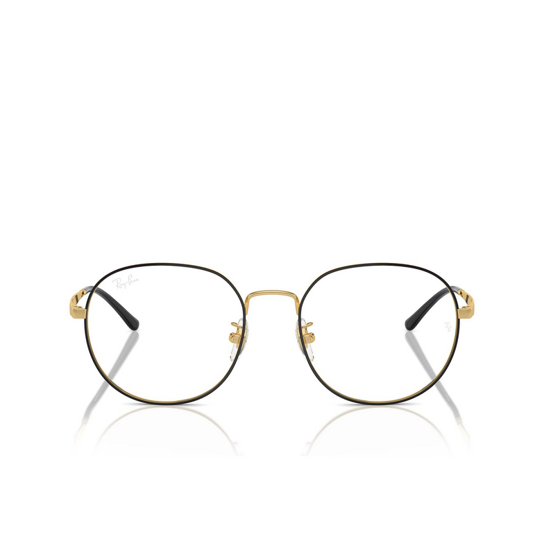 Ray-Ban RX6517D Eyeglasses 2991 black on gold - 1/4