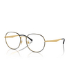 Occhiali da vista Ray-Ban RX6517D 2991 black on gold - anteprima prodotto 2/4