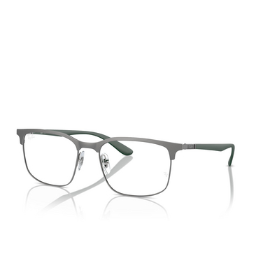 Ray-Ban RX6518 Eyeglasses 2620 gunmetal on gunmetal - three-quarters view