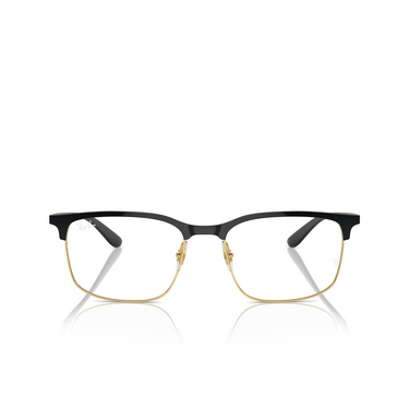 Ray-Ban RX6518 Eyeglasses 2890 black on gold - front view